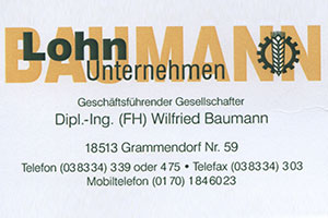 Lohnunternehmen Baumann